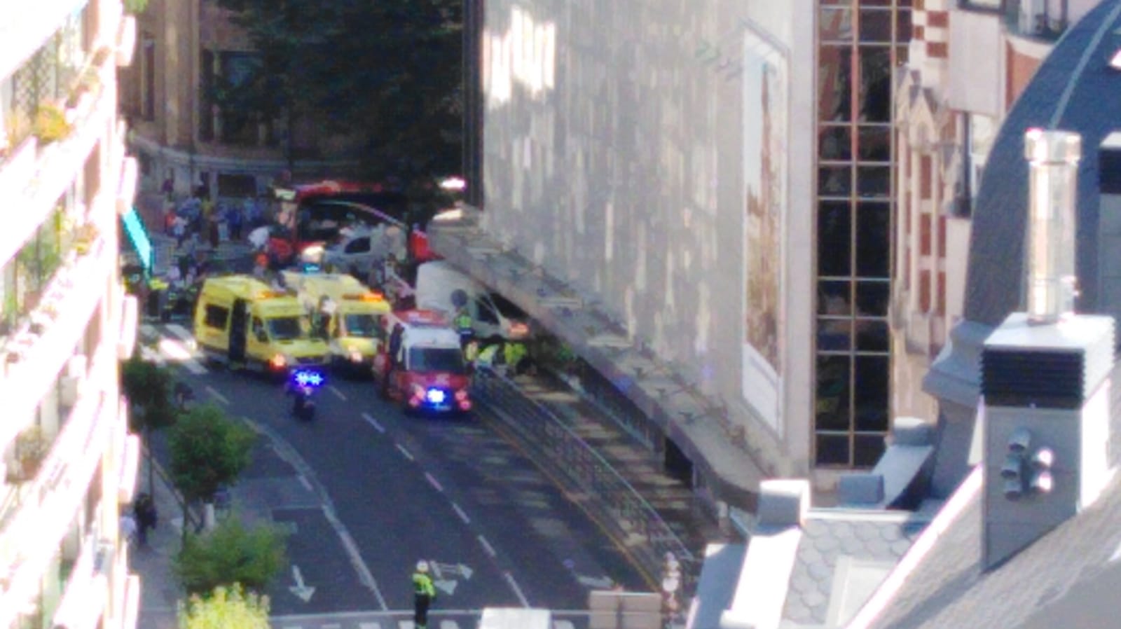Dos personas arrolladas por un conductor que se ha desmayado Bilbao