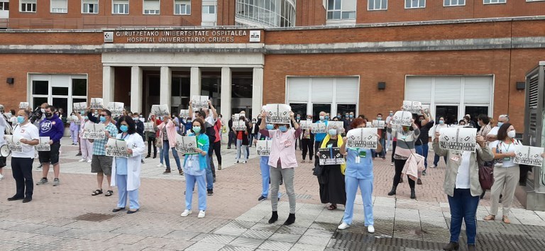 Denuncian el debilitamiento progresivo de la sanidad pública vasca