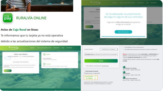 Alerta Phishing: Una campaña suplanta a Caja Rural