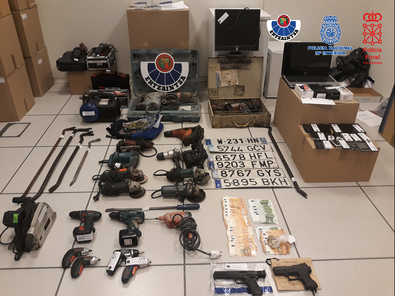 Desarticulado un grupo criminal especializado en robos en empresas