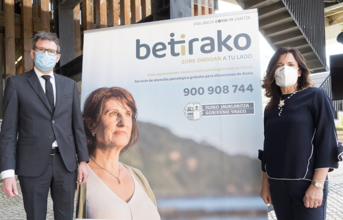 La iniciativa Betirako ofrece atención para personas que han perdido a seres queridos por COVID-19