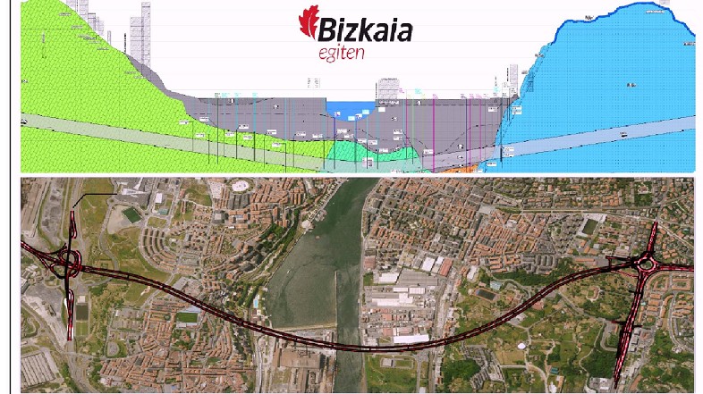 La Diputación de Bizkaia adjudica el proyecto de construcción del túnel bajo la ría