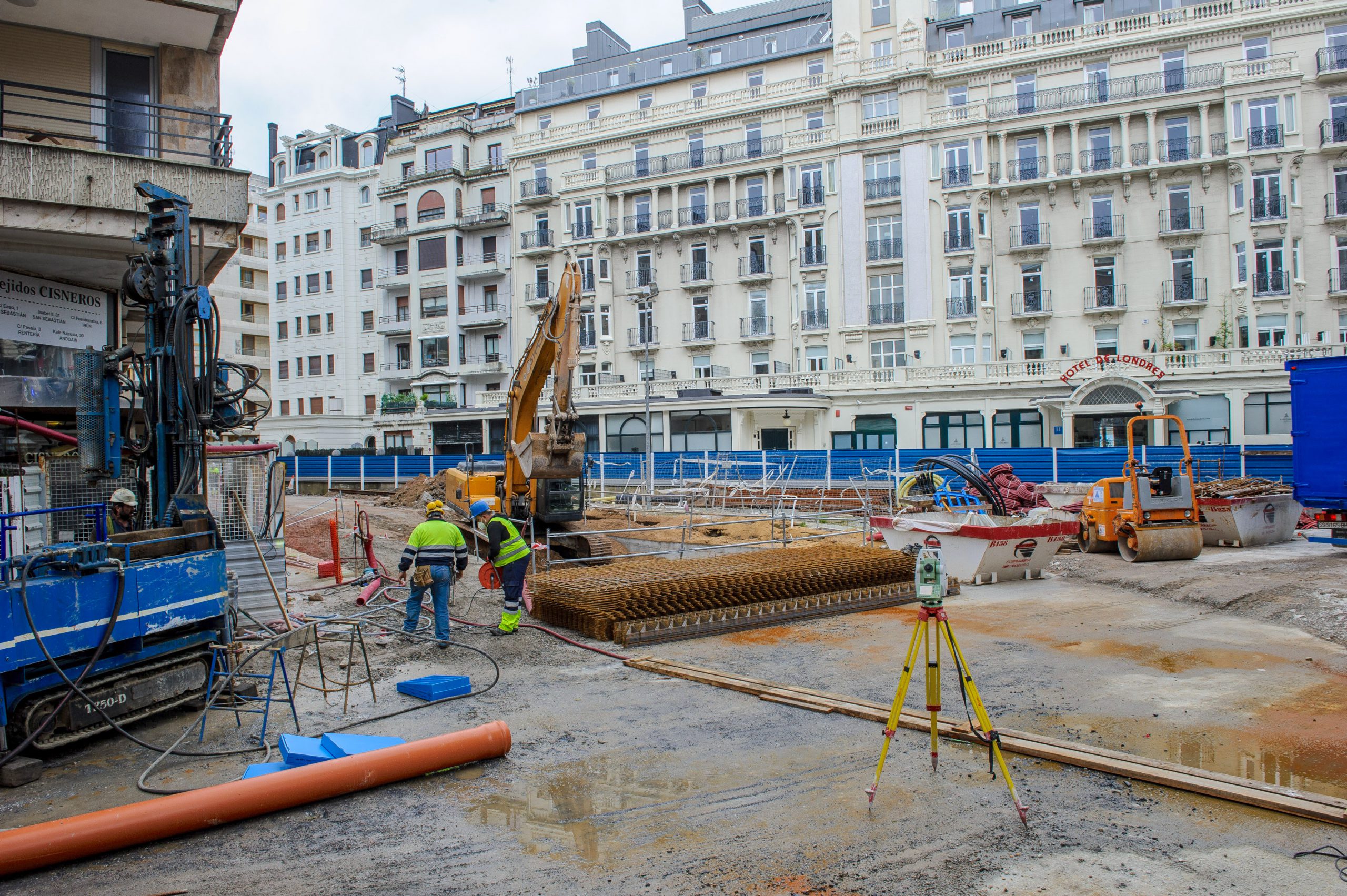 Los afectados por las obras del topo de San Sebastián vuelven a sus viviendas