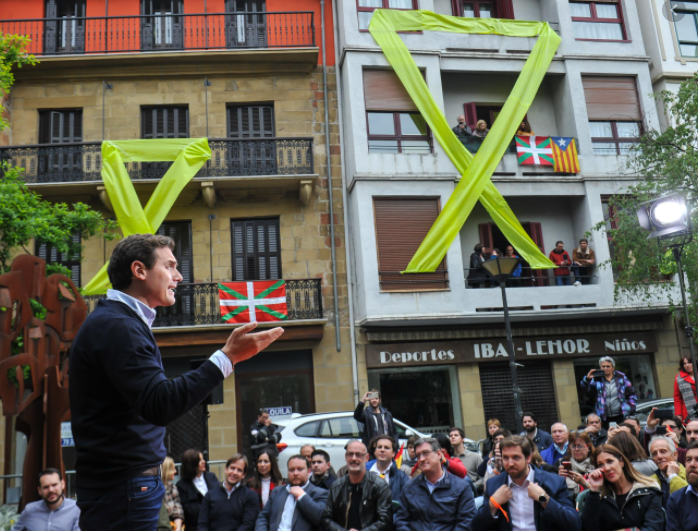 23 procesados por las protestas del mitin de Ciudadanos en Errenteria